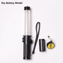 바닥신호등 다기능 교통 배턴 레이저 화재 비상 대피, 03 White Battery Model