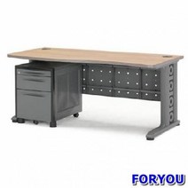 Foryou2756 퍼즐 일자형책상 컴퓨터책상 조립식책상 책상 책장 책꽂이, 레드 레드