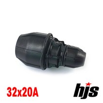 HJS 신규격 PE 이경 소켓 32x20A (레듀샤 32mm 20mm ISO 신KS 규격), 1개
