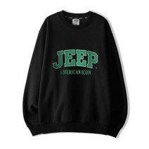 국내매장 정품 JEEP A1 Basic Big Logo Sweat JO1TSU812MW