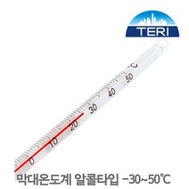 TG 아날로그 유리막대 온도계 50도, 없음