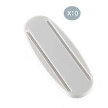 Tsm 멀티탭 고정 거치대(무타공), 슬라이드 멀티탭 거치대(10개)