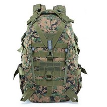 백팩킹가방 40L 캠핑 하이킹 배낭 남성 군사 전술 가방 야외 여행 가방 육군 Molle 등산 드 생존배낭, 정글 디지털