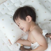 불로홈 유아 아기 꼰사인견 패드 쿨매트 신생아 사계절 고밀도 광목 토퍼 면 S(70x100cm), [리프(그린)]
