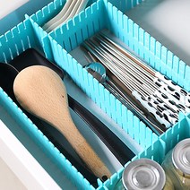 꿈꾸는 키친 잘라 쓰는 옷장 서랍 수납 정리 칸막이, 16개, 하늘 대
