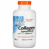 닥터스베스트 가수분해 콜라겐 펩탄 비타민C 1000mg 540정 Doctors Best Collagen