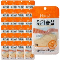 Dr.95 국산 촉촉한 닭가슴살 고단백 고양이 영양간식 22g*25개