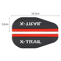 2pcs 자동차 사이드 후면보기 미러 비 눈썹 스티커 닛산 X-TRAIL XTRAIL T30 T31 T32 액세서리 스타일링, 01 Black