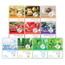 네이처바이 에센스 마스크팩 A타입 10종 x 10p 세트, 1세트