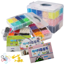 MYTOYS 통큰 디폼블럭세트 8mm 10000피스도안집3권+망치1p+열쇠고리6p+팽이3p