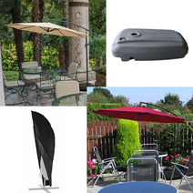 정성몰 원형 파라솔 특대형 3m(파라솔 커버 전용 받침대 별도 구매) 방수 그늘막 옥상 야외 해변 비치 피크닉 햇빛가림, 베이지