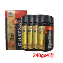 식약처인증 일화 고려 홍삼 농축액 리미티드 홍삼진액 진세노사이드 업그레이드 12mg 국산 파는곳, 4병, 240g
