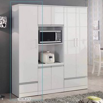 Sunshine 하이그로시 키높이 주방수납장 서랍장 틈새서랍장부엌