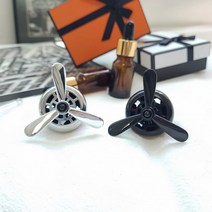 카로이스 송풍구 프로펠러방향제 벤츠방향제 차향제, 블랙/핑크샌드