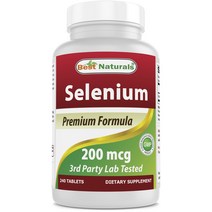 베스트네츄럴스 프리미엄 포뮬러 셀레늄 200 mcg 타블렛, 240개입, 1개