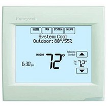 하니웰 Honeywell TH8110R1008 Vision Pro 8000 터치 스크린 싱글 스테이지 온도 조절기 레드 링크 기술 적용 105387 가성비