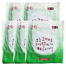 해피데이 따뜻해 대용량 핫팩 150g 5개 국산