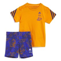 아디다스키즈 NC 인천점 매장인기상품~~디즈니와 콜라보한 작은 디즈니 팬을 위한 밝은 니모 반바지 티셔츠 세트 HR9443