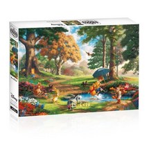 디즈니 토마스킨케이드 드림컬렉션 곰돌이푸-함께 있어 행복해 : 디즈니와 토마스킨케이드의 콜라보레이션 작품 디즈니 드림컬렉션 직소퍼즐