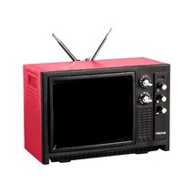 미니 인형 집 TV 장면 가구 마이크로 풍경 거실 침실 1:12 풍경 용품, ABS, 빨간색