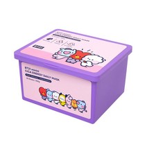 BT21 미니니 시카 에너지 데일리 수딩 뽑아스는 마스크팩(30매입), 핑크