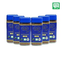 [디카페인] 그랑도스 유기농 원두 동결건조 블랙커피 100g X 6병 아메리카노 홈카페 그란도스 에코몽