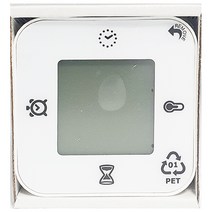 시계 온도계 알람 타이머 화이트 클로키스, 기본