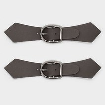 [동대문패션포인트] 비조 개고리 버클 장식 2개, JB003, 다크브라운