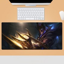 KDA 리그 오브 레전드 마우스 장패드 게임 주변 마우스패드 라지 사이즈 내오염성 견디다 창의 기념 선물, 900*400*4mm, 패턴-30