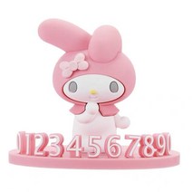 설렌당소품샵 산리오 캐릭터 차량용 전화번호판, 마이멜로디, 1개