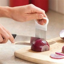 새로운 미끄럼 방지 홀더 슈렌더 슬라이서 토마토 양파 야채 슬라이서 절단 보조 홀더 가이드 슬라이싱 커터 안전 포크, 또는