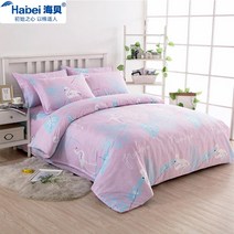 사람 4종세트 두껍게 1.8m 스프 레드 버킹 순면이불커버, C05-1.5 미 침구4종세트(이불커버킹