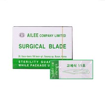 메스날 (Surgical Blade) 11호 100개입 수술용메스_ 153pes, 본상품선택