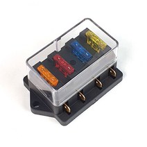 4구 휴즈박스 4in 4out 자동차 DIY 차량용
