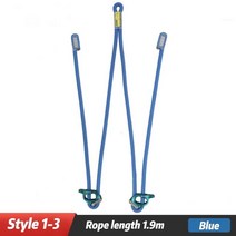 암벽등반 장비 로프 하강기 확보기 자동 클라이밍 안전벨트, 1-3 Blue