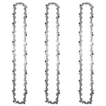 전동 전기 톱 ASOYOGA 12 인치 체인 톱 샤프 체인 가이드 바 미니 전기 톱 교체 부품 전기 톱 체인 우드 브, 01 3PCS Saw Chain