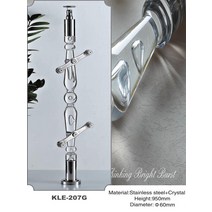 계단손잡이 AMS-207G 아크릴 Archic 로얄 Pantinated 폴 기둥 난간 동자 포스트 유리 계단 및, 02 60mm_02 950mm