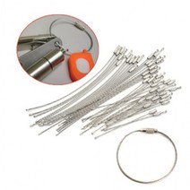 EDC Keychain 키체인 로프 스틸 와이어 케이블 나사 잠금 캠프, ※­선택:EDC Keychain A2 BL03117▣