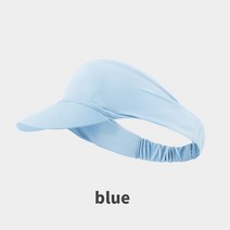 마라톤모자 여름 전용 썬캡 경량 러닝캡 야외 빈 탑 모자 태양 마라톤 양산 실행 등산 캠핑 하이킹 남성 여성, [02] 파란