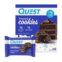 퀘스트뉴트리션 프로스트 쿠키 초콜릿 케이크 8개입, 25g