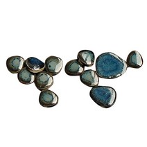 모자이크 바닥 욕실 베란다 현관 타일 모자이크타일 시트지 100g 대리석 패턴 세라믹 유리 모자이크 타일 재료 diy 돌 혼합 색상 모자이크 장식 미술 용품, 2