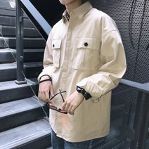 가바바 남성 캐주얼자켓 아메카지룩 심플한 미니니멀룩 셔츠 자켓 G23318