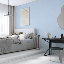 새로고침 만능풀바른벽지 합지 LG49577-8 포근직물 라이트블루, 일반풀바른벽지, 240cm