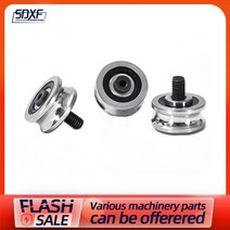 로잉머신이중 행 레이저 자수 기계 그루브 v 자형 u 베어링 가이드 휠 롤러 풀리 SG15 10 20 25 66, 02 SG15_03 10PCS