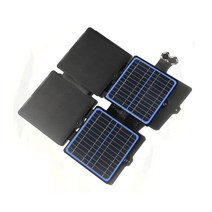 태양광패널 태양열발전기 조명 설치 가로등 ETFE 접이식 태양 전지 패널 12 볼트 전지 DC USB 고속 충전, 한개옵션0