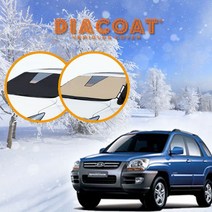 스포티지 햇빛가리개 성에방지 샤이닝 자동차앞유리커버 포굿드라이브, 승용블랙