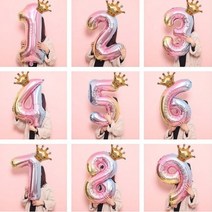 초대형 숫자 풍선 40인치 1m 생일 아기 1000일 돌 두돌 세돌 셀프 촬영 파티, 1