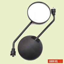 한길 오토바이 매버릭스 8mm 사이드미러 백미러 블랙 HK-0017