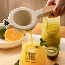 깔끔 분리형 수동 착즙기 레몬 오렌지 주서기 스퀴저 오렌지 레몬 에이드만들기 요리놀이 원액기