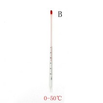 측정 측량0-100℃ Celsius Degree Glass Thermometer Home Brew Laboratory Red Water Filled Chemistry Gl, 02 0-50